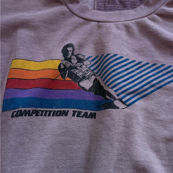 Aviator Nation WATER SKIER RELAXED CREW SWEATSHIRT - FADED MOCHA - Picture 5 of 8